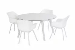 Hartman Sophie Element Dining Armstoel Wit -Tuinkussens Verkoopwinkel 11680003 21680003 65150003 1