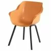 Hartman Sophie Elements Dining Armstoel Zwart Orange India -Tuinkussens Verkoopwinkel 11680834 1 1