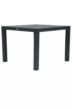 Qopps Levas Tuintafel, 100x100 Antraciet