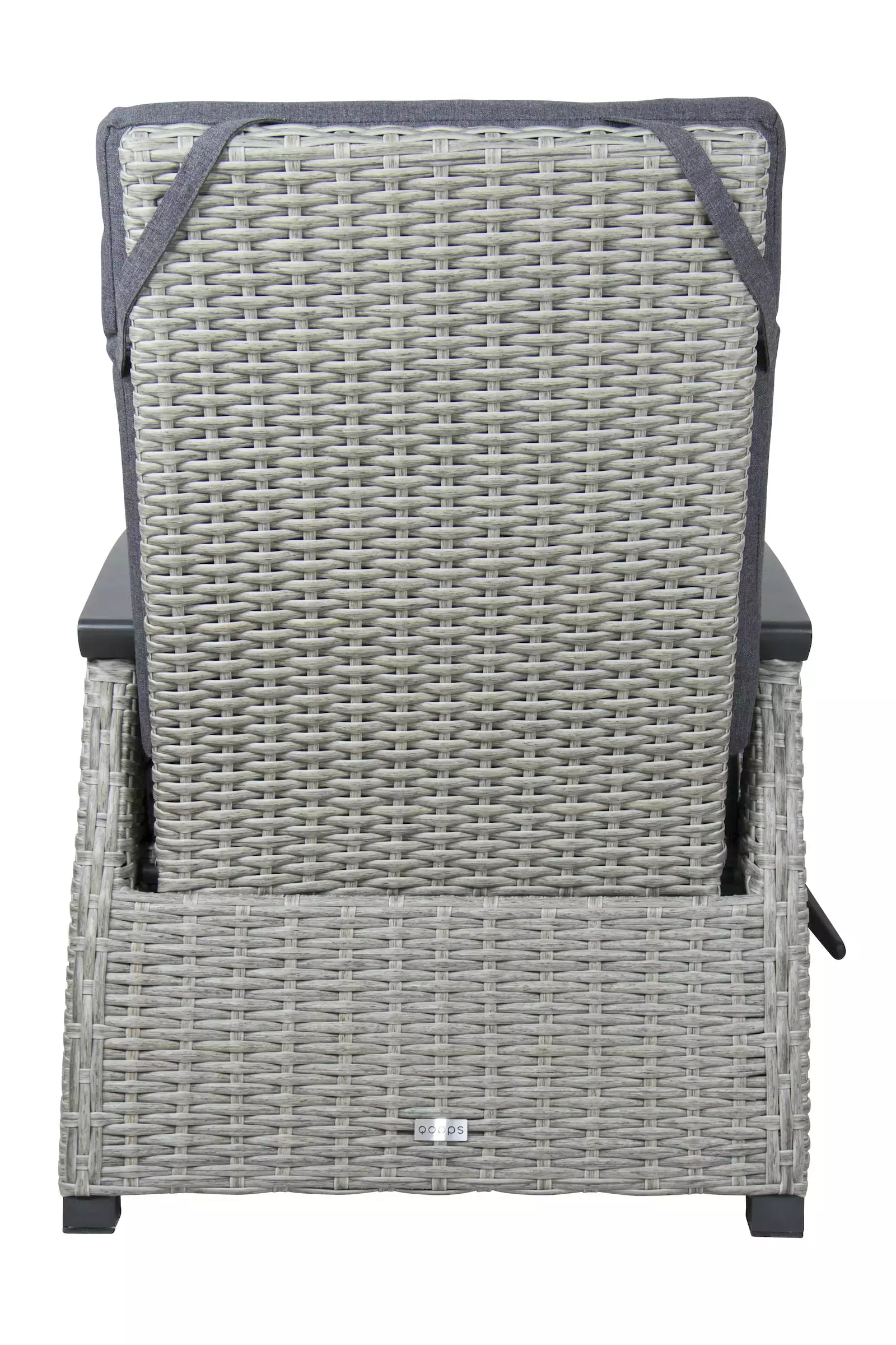 Qopps Orlon Lounge Tuinstoel, Gasveer Verstelbaar Met Voetstuk Cloudy Grey 11 Qopps Orlon Lounge Tuinstoel, Gasveer Verstelbaar Met Voetstuk Cloudy Grey - Image 9