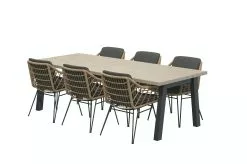 4 Seasons Outdoor 4SO Derby Teak Tuintafel Met Cottage Dining Tuinstoel