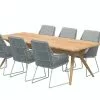 4 Seasons Outdoor 4SO Bel Air Teak Tuintafel Met Valencia Frost Grey Dining Tuinstoel -Tuinkussens Verkoopwinkel 213727 91147 Valencia frozen Belair 240x100 1