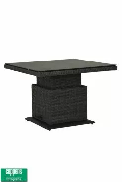 Qopps Sandigo In Hoogte Verstelbare Tuintafel 90 X 90 Antraciet