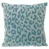 Leopard Kussen 45x45 Colonial Blue -Tuinkussens Verkoopwinkel 8714503324632 Kussen leopard 45x45cm colonial blue HR