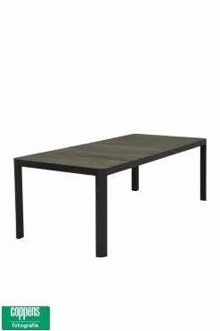 Qopps Queens Tuintafel, 220x100 Antraciet
