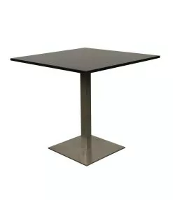 Bistro Tafel 80x80 Rvs Graniet Blad OP=OP