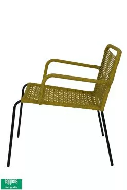 Dover Lounge Stoel Rope Geel -Tuinkussens Verkoopwinkel Dover relax lounge stoel geel j1912 4