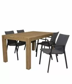 Qopps Alberto Teak Tafel 160 Met Tuinstoel Fubar