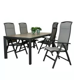 Qopps Kings Tuintafel Met Houston Verstelbare Tuinstoel -Tuinkussens Verkoopwinkel Tuin tafel kings 180 1698 t180 Houston vestelbaare tuinstoel 1270 fc alu 1