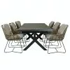 Qopps Wicca Uitschuif Tafel Met 4SO Lugano Dining Tuinstoel -Tuinkussens Verkoopwinkel Wicca uitschuif tuintafel 205 265 1658 tt205 265 rg met tuinstoel Lugano dining 213922 4