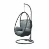 GARDEN IMPRESSIONS Panama Swing Hangstoel Rope Zwart -Tuinkussens Verkoopwinkel ei.1