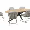 4 Seasons Outdoor 4SO Lugano Dining Stoel Met Prado Ovaal Rvs Onderstel -Tuinkussens Verkoopwinkel phoca thumb l 213922 91219 91320 Lugano pure dining set with Prado ellips table 240x115cm 01